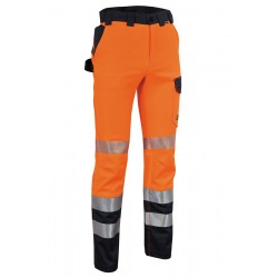 HI-VIS COFRA GUATIRE STRETCH orange TROUSERS