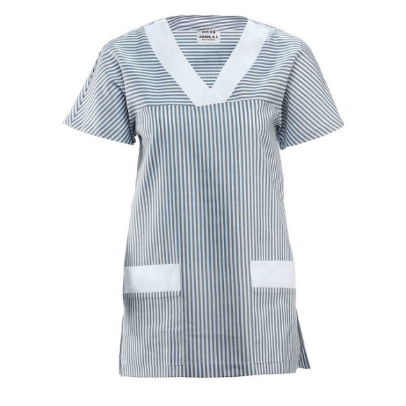 CHASUBLE RAYÉE MANCHES COURTES