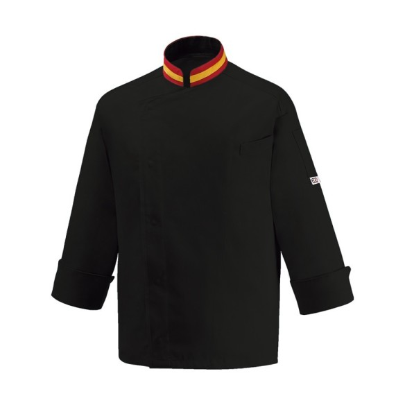 VESTE CUISINE UNISEX "BLACK ESPAÑA"