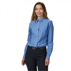 camisa mujer m/l oxford "red line" garys 1