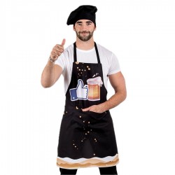 Gary's Beer Mug Long Apron