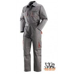 buzo willis bicolor gris / naranja 1