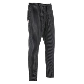 Slim Fit Gessato Trousers | Chef's Workwear dealer