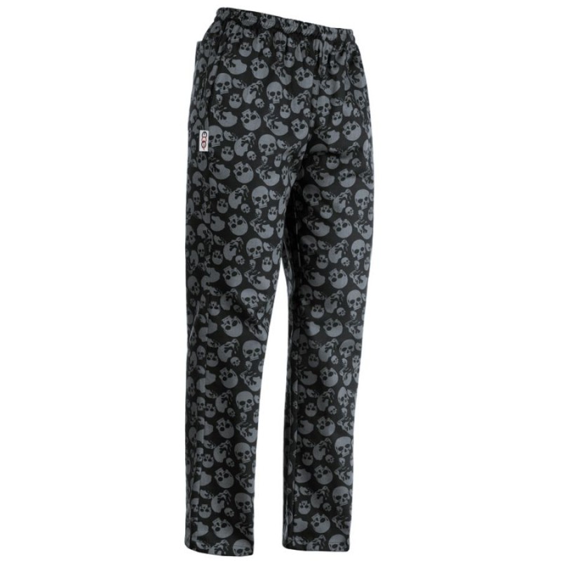 pantalon cocina egochef skulls 1