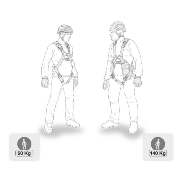 Absorbica Y-80 double lanyard | PETZL | Veslab