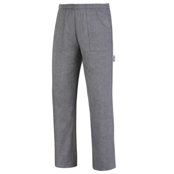pantalon cocina egochef grey mix con bolsillos 1