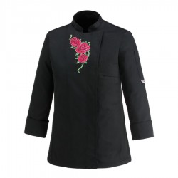 chaqueta cocina mujer flowers rose 1