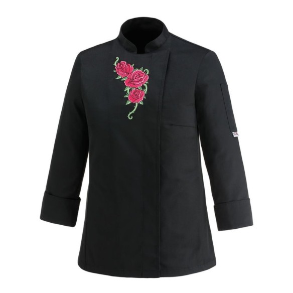 JAQUETA DE CUINA FLOWERS ROSE