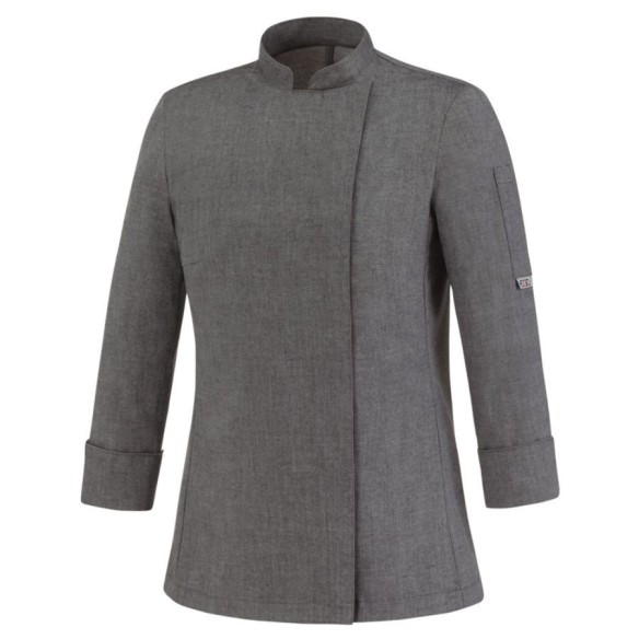 JAQUETA DE CUINA SLIM FIT GREY MIX GIRL M/L