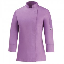 chaqueta cocina mujer slim fit girl lila m/l 1