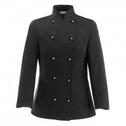 EGOCHEF LADY BLACK COOK JACKET