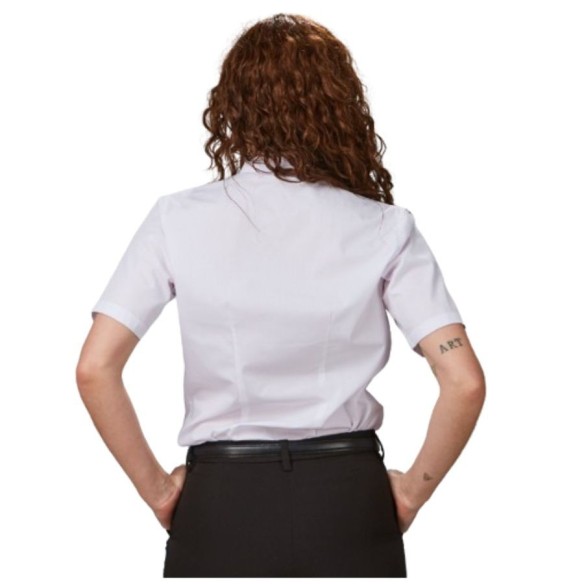 Chemise de serveuse Pop Red-Line | Uniformes de Gary | Veslab