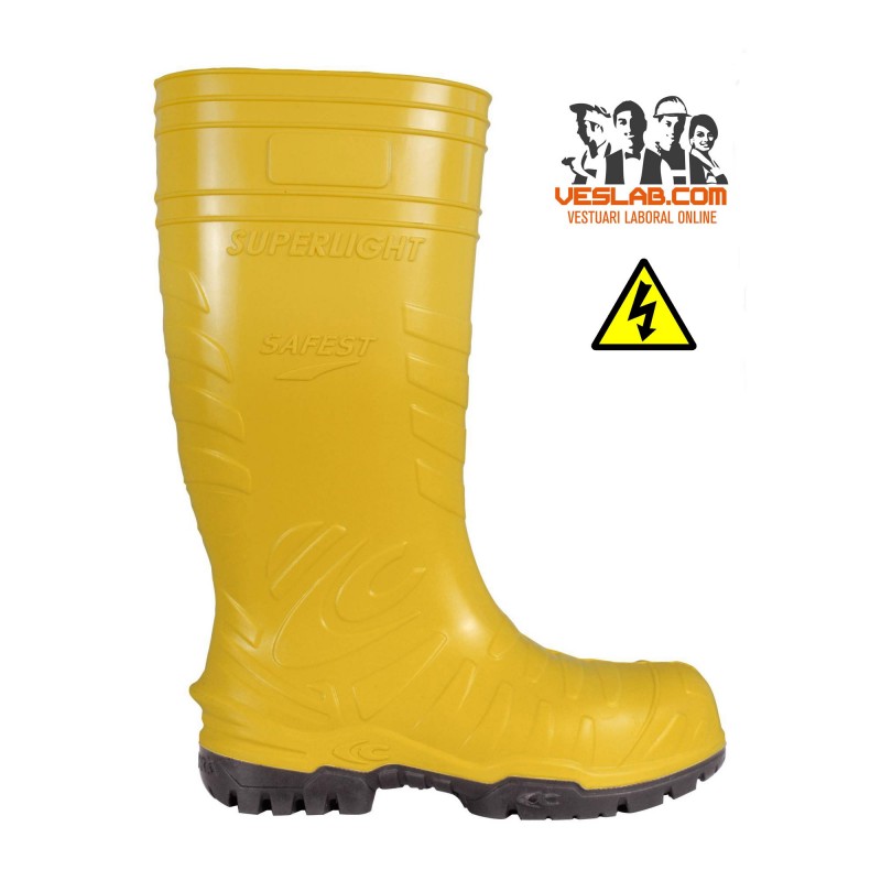 COFRA ELECTRICAL SAFEST YELLOW SB E P FO CI SRC SAFETY WATER BOOTS