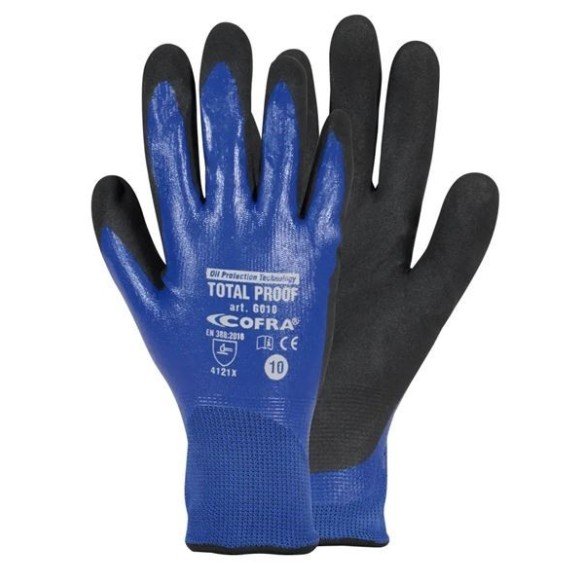 COFRA TOTAL PROOF GLOVES nitrile (PACK 12 UNID.)