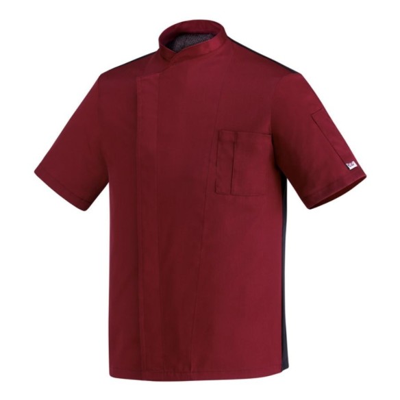 chaqueta cocina bordeaux ottavio manga corta 1