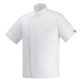VESTE CUISINE WHITE OTTAVIO MANCHE COURTE