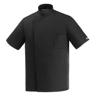 VESTE CUISINE BLACK OTTAVIO MANCHE COURTE