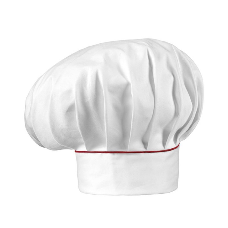 gorro cocina bordeaux piping egochef (pack 2 ud) 1