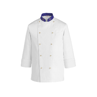 chaqueta de cocina cuello bordado euro 1 2