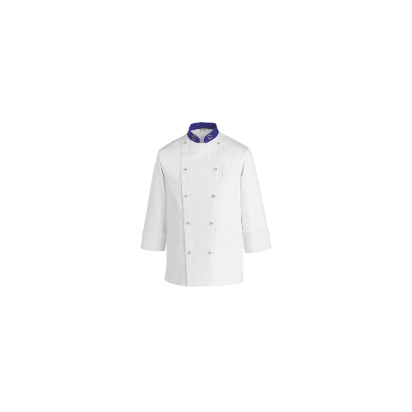 chaqueta de cocina cuello bordado euro 2