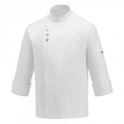 chaqueta egochef metal white 1