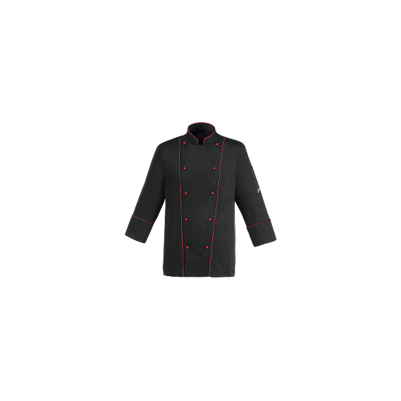 VESTE CUISINE BLACK PROFILE