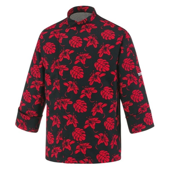 JAQUETA DE CUINA FANTASY IBISCUS | Roba de cuina Egochef VESLAB.COM