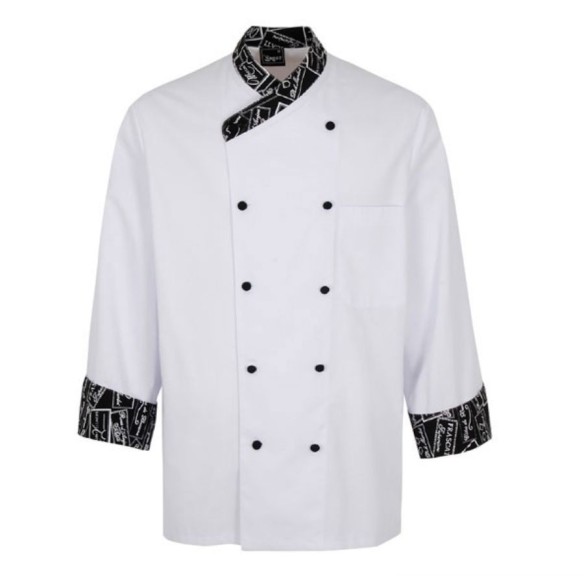 Chef jacket kimono long sleeves