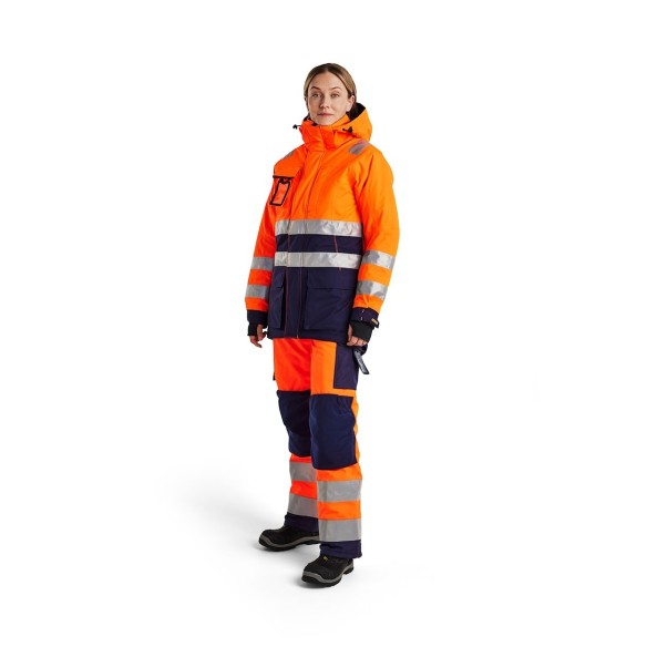 High visibility woman winter Parka |Blaklader workwear form women