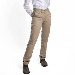 ELASTIC CHINO WOMAN TROUSERS