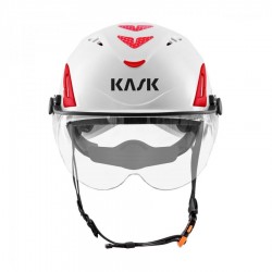 Casco Kask Superplasma HP Visor blanco frontal