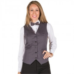 Chaleco Camarera Gris Gary's | Veslab