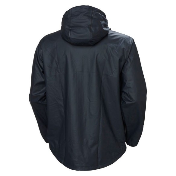 Chaqueta impermeable Voss Navy Espalda| Helly Hansen Workwear