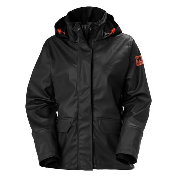 Chaqueta impermeable Gale para mujer negra | Helly Hansen Workwear
