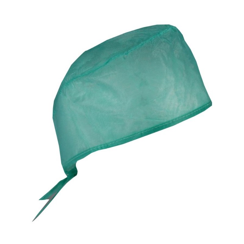 Gorro quirúrgico verde | Cofra