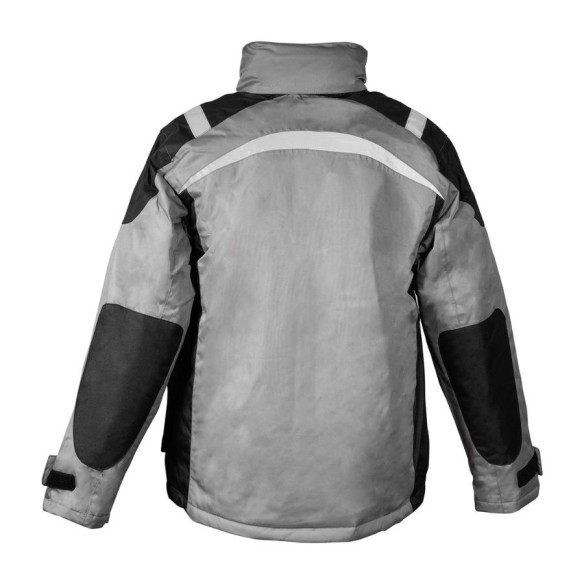 Chaqueta de trabajo CYCLONE gris espalda| Cofra