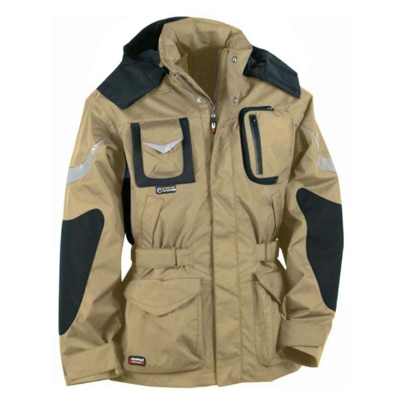 Parka con prenda interior desmontable ICESTROM beige| Cofra
