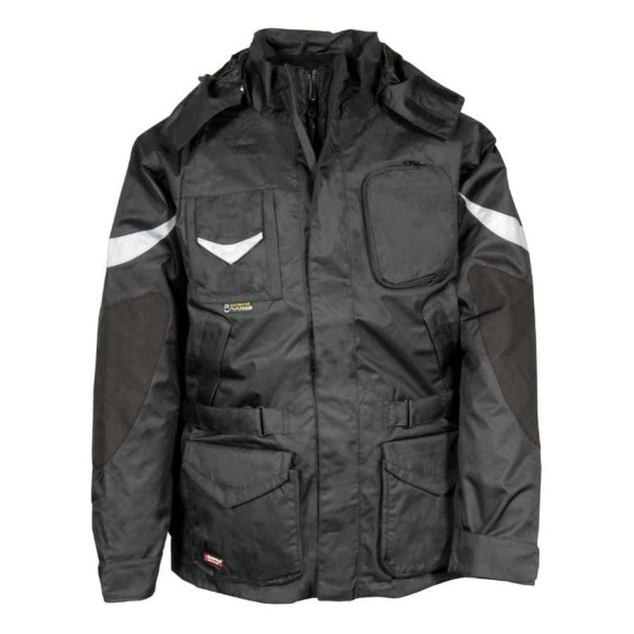 Parka con prenda interior desmontable ICESTROM negro | Cofra
