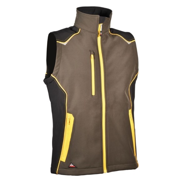 Chaleco softshell KYZYL marron | Cofra