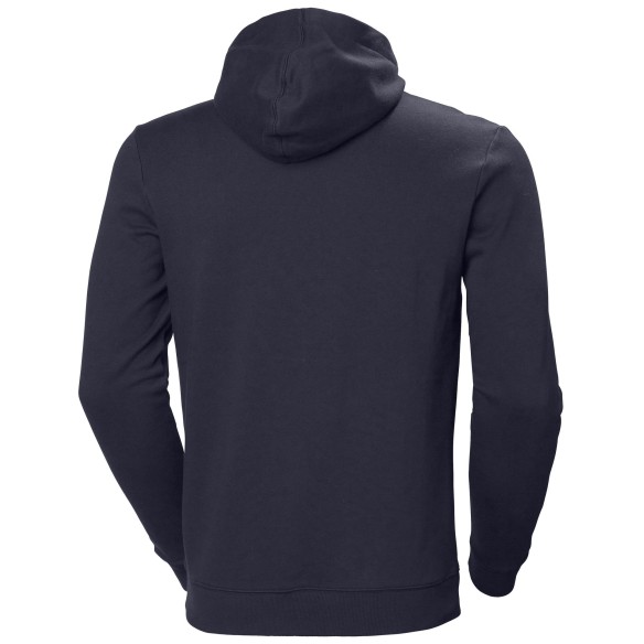 SUDADERA CREMALLERA Y CAPUCHA HH MANCHESTER navy espalda