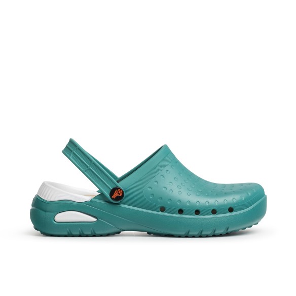 Zuecos sanitarios verdes EVA SOFT lateral | Dian | Veslab