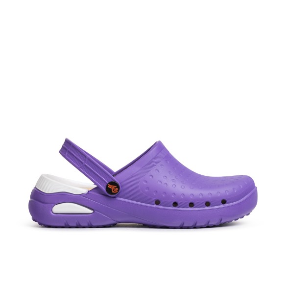 Zuecos sanitarios lilas EVA SOFT lateral | Dian | Veslab
