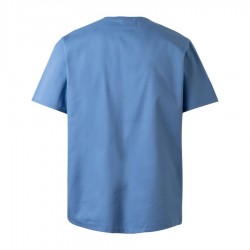 Camisola sanitaria celeste detrás| Velilla