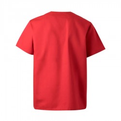 Camisola sanitaria rojo coral detrás | Velilla