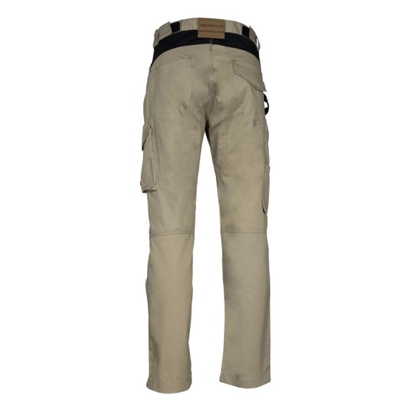 Pantalón de trabajo Cofra DRILL beige detrás | Veslab