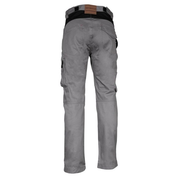 Pantalón de trabajo Cofra DRILL gris detrás | Veslab