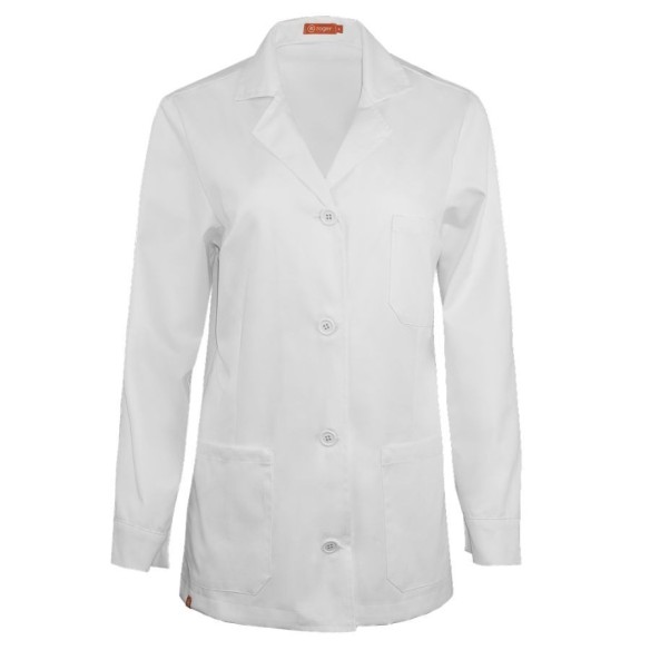 White Women's Coat | Roger Uniforms | Veslab
