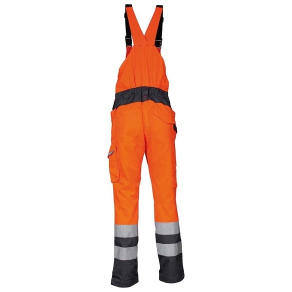 Peto de alta visibilidad SPARK naranja detrás | Cofra | Veslab