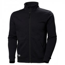 Sudadera Manchester Cremallera Negra | Helly Hansen Workwear