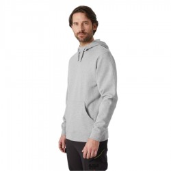 Sudadera clásica con capucha grey melange modelo | Helly Hansen Workwear